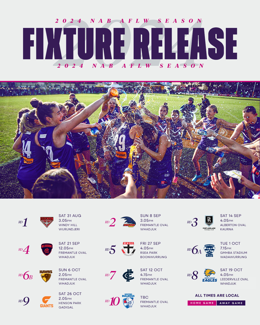 AFLW FIXTURE