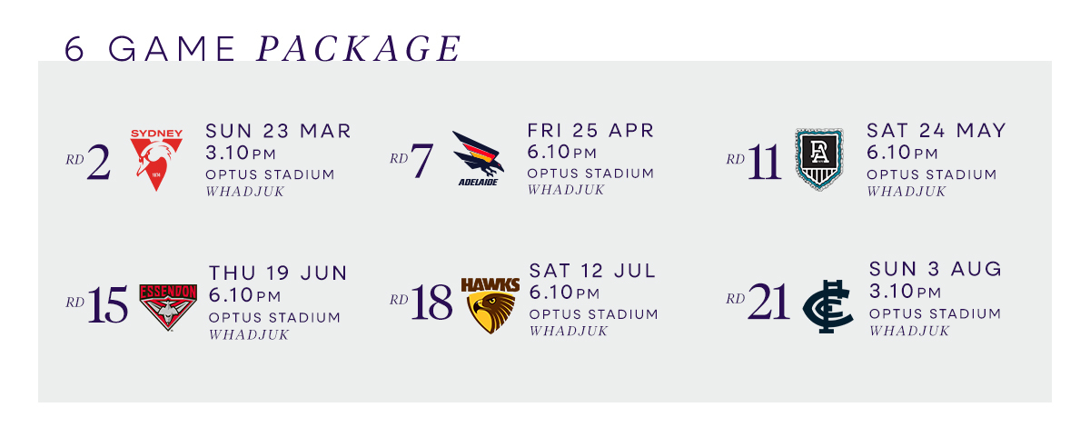 2025 Updated 6-Game Fixture